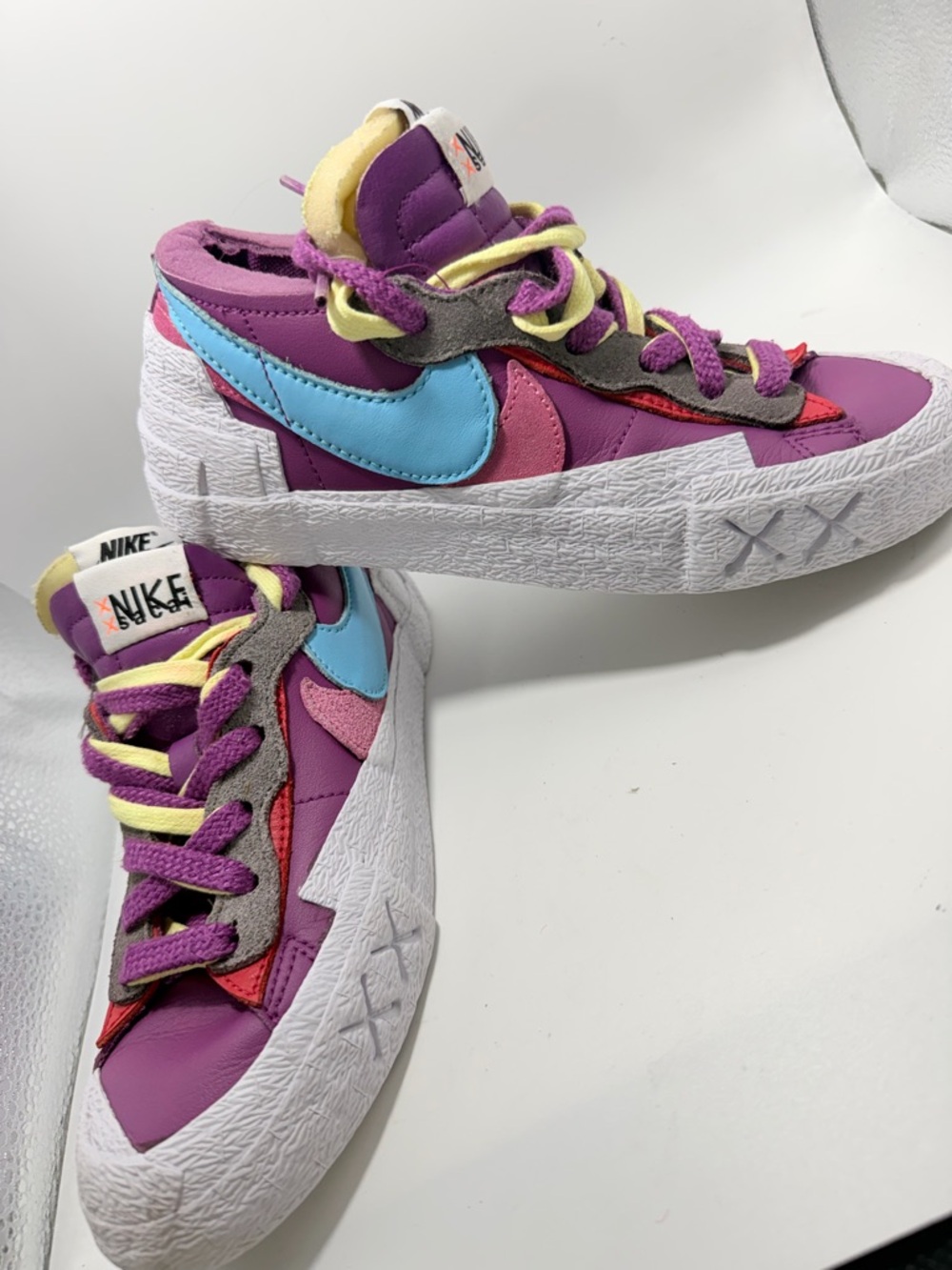 Nike Purple, Blue & Pink High-Top Sneakers